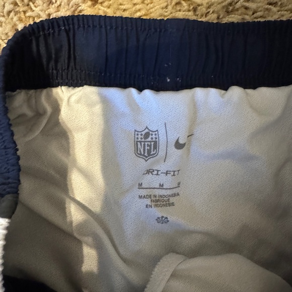 NFL Women's Dark Blue and White Star Athletic Shorts - Picture 2 of 2
